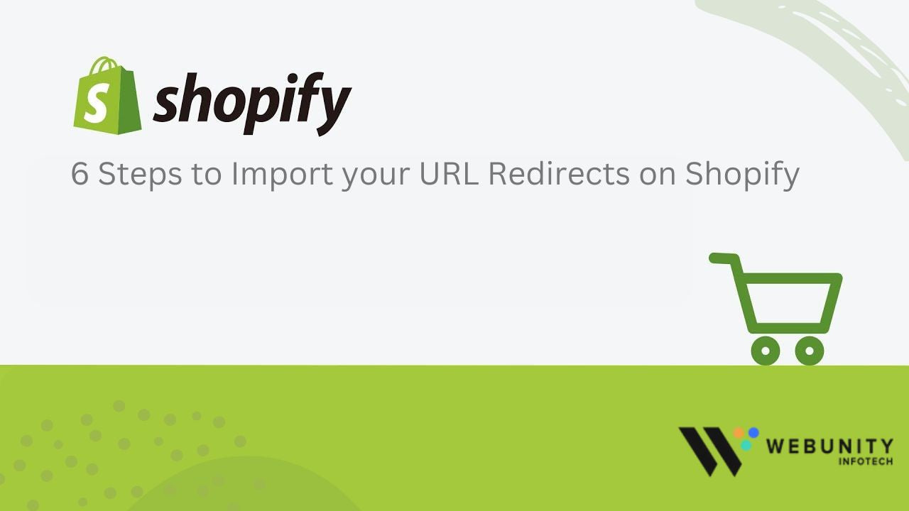 6 Steps to Import your URL Redirects on Shopify