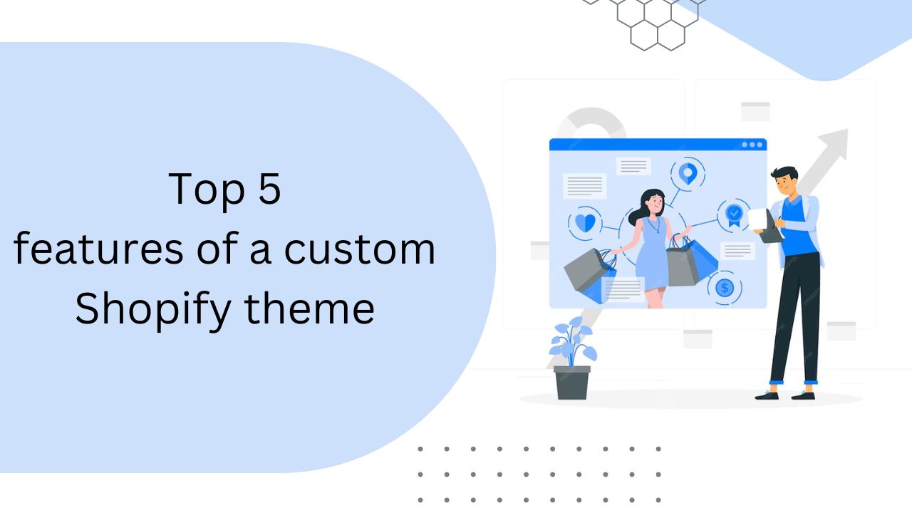 What are the features of a custom Shopify theme?