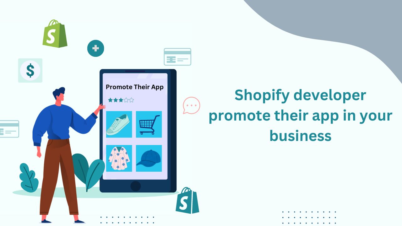 How does a Shopify developer promote their app?